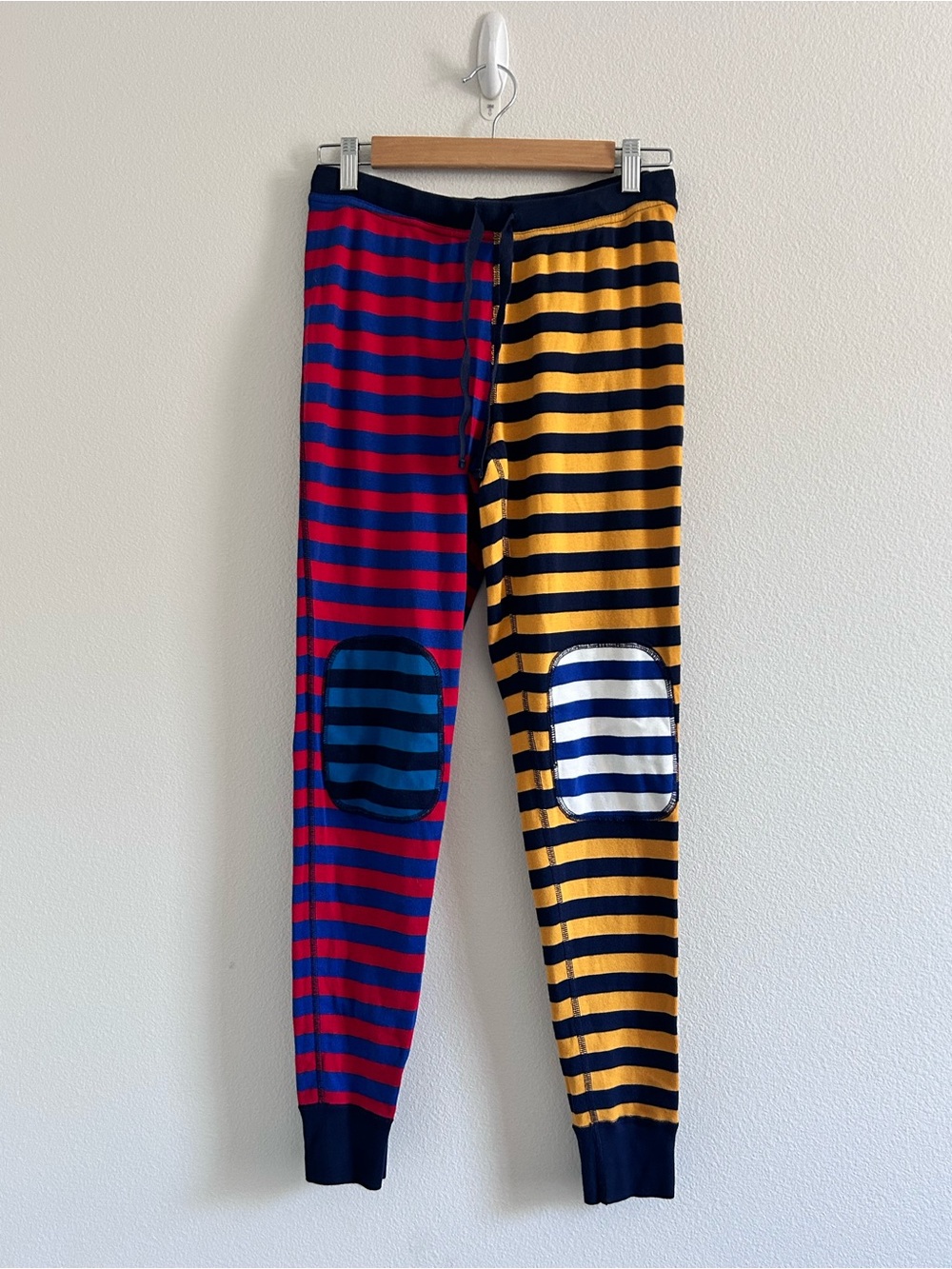 Hanna Andersson Blue, Red & Yellow Striped Pajama Pants | Women’s Small